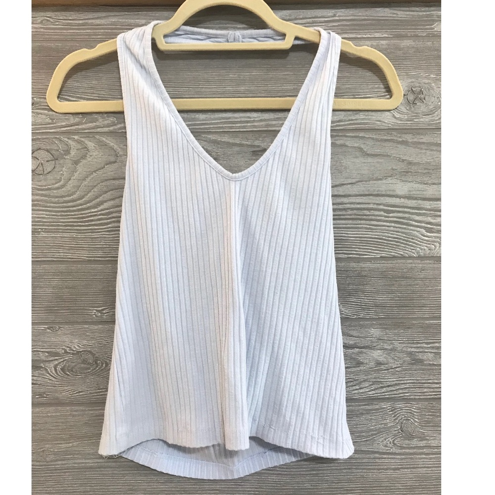 Light blue halter top PacSun